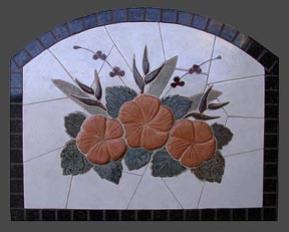 FLORAL KITCHEN SPLASH MURAL