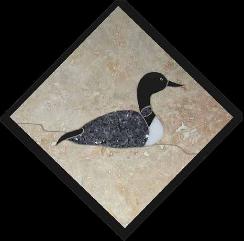 Loon art tile